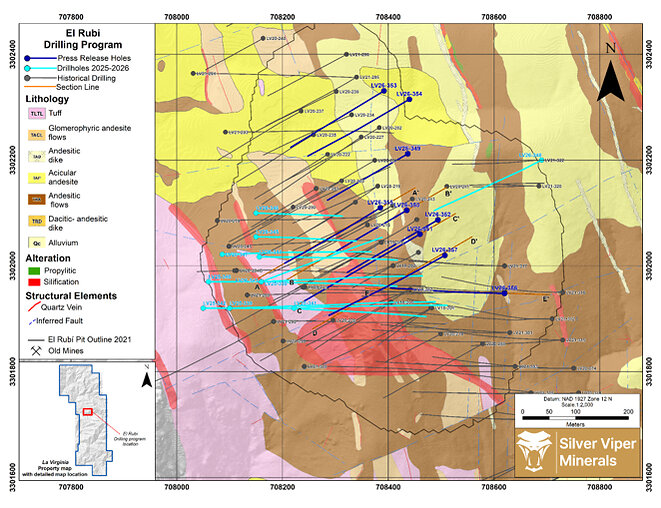 Figure 1: Drilling at El Rubi Zone Figure 1: Drilling at El Rubi Zone