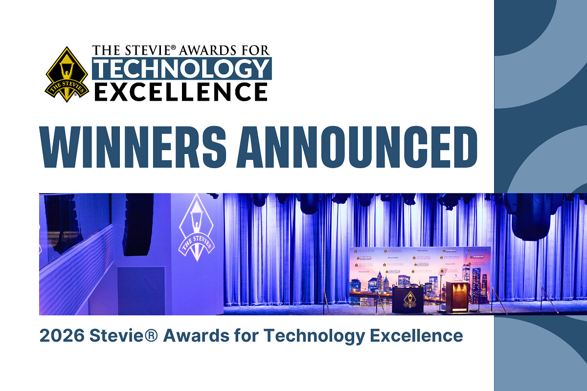 Pemenang Stevie® Awards for Technology Excellence Tahunan Ketiga Diumumkan