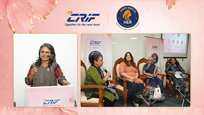 The event featured Gowri T Mukherjee, Co Founder of CreditMantri, as keynote speaker, alongside an esteemed panel moderated by Gayathri Parthasarathy, Advisor to Chairman, PwC. Panelists included Sharon Buteau, Executive Director, LEAD at Krea University; Srimathy Sridhar, Former ED, Indian Overseas Bank & Independent Director; and Kalpana Sankar, MD & CEO, Varashakti Housing Finance.