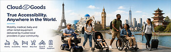 Cloud of Goods is expanding globally, helping travelers and local residents access mobility, medical, baby and other rental equipment through trusted providers in their communities.