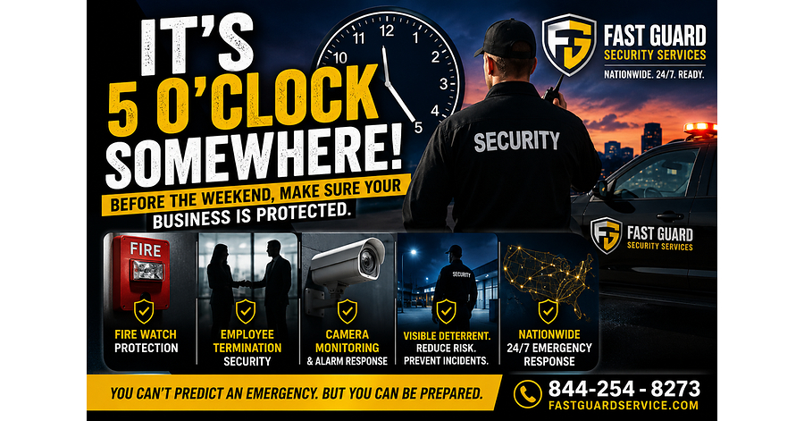 It's 5 O'Clock Somewhere™: Why Friday Afternoons Are One of the Highest-Risk Times for Business Security Emergencies