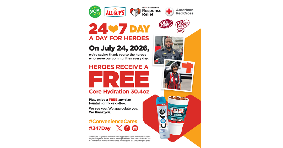 Convenience Stores Nationwide "Serving Up Thanks" in Honor of First Responders for Eighth Annual 24/7 Day