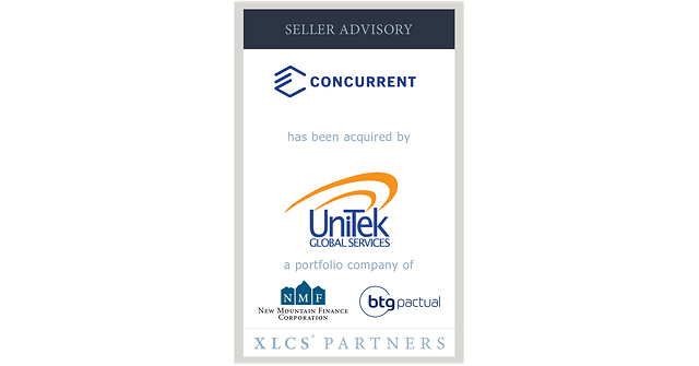 XLCS Partners advises Concurrent Utility Services on sale to UniTek Global Services XLCS Partners advises Concurrent Utility Services on sale to UniTek Global Services