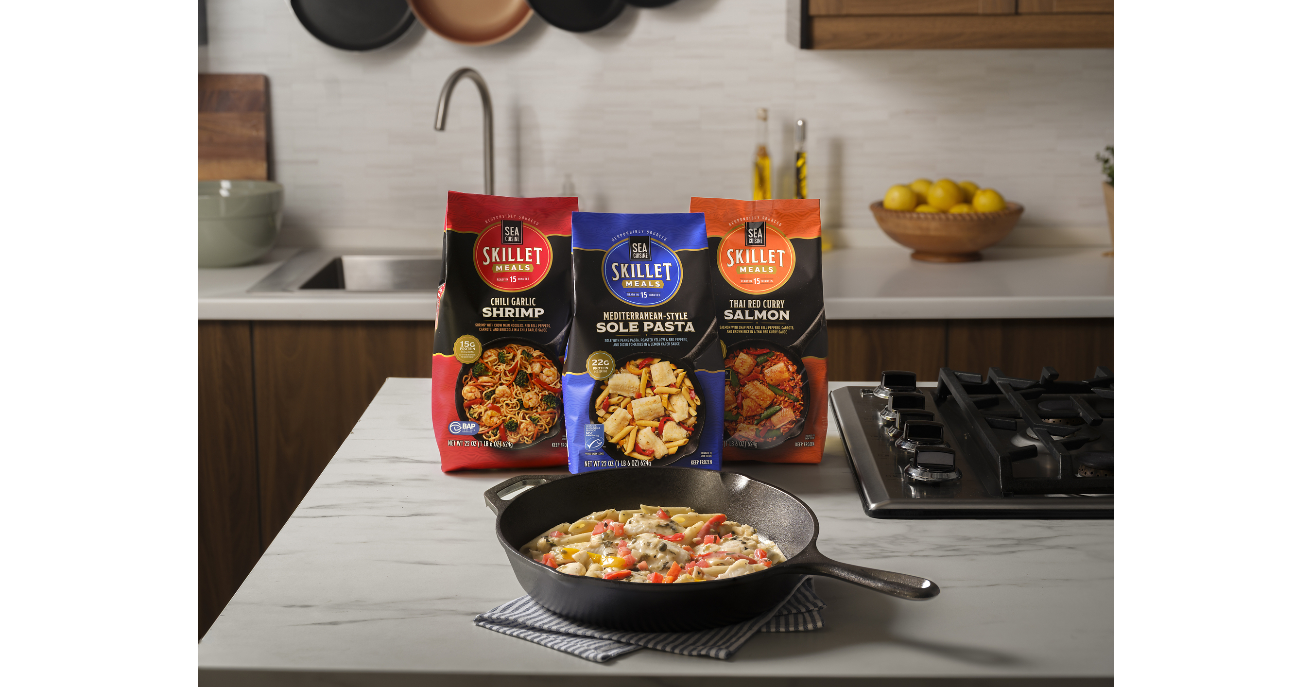 HIGH LINER FOODS' SEA CUISINE® EXPANDS THE FROZEN AISLE WITH NEW SKILLET MEALS