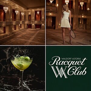 Waldorf Astoria Serves Up Tennis Beneath the Chandeliers