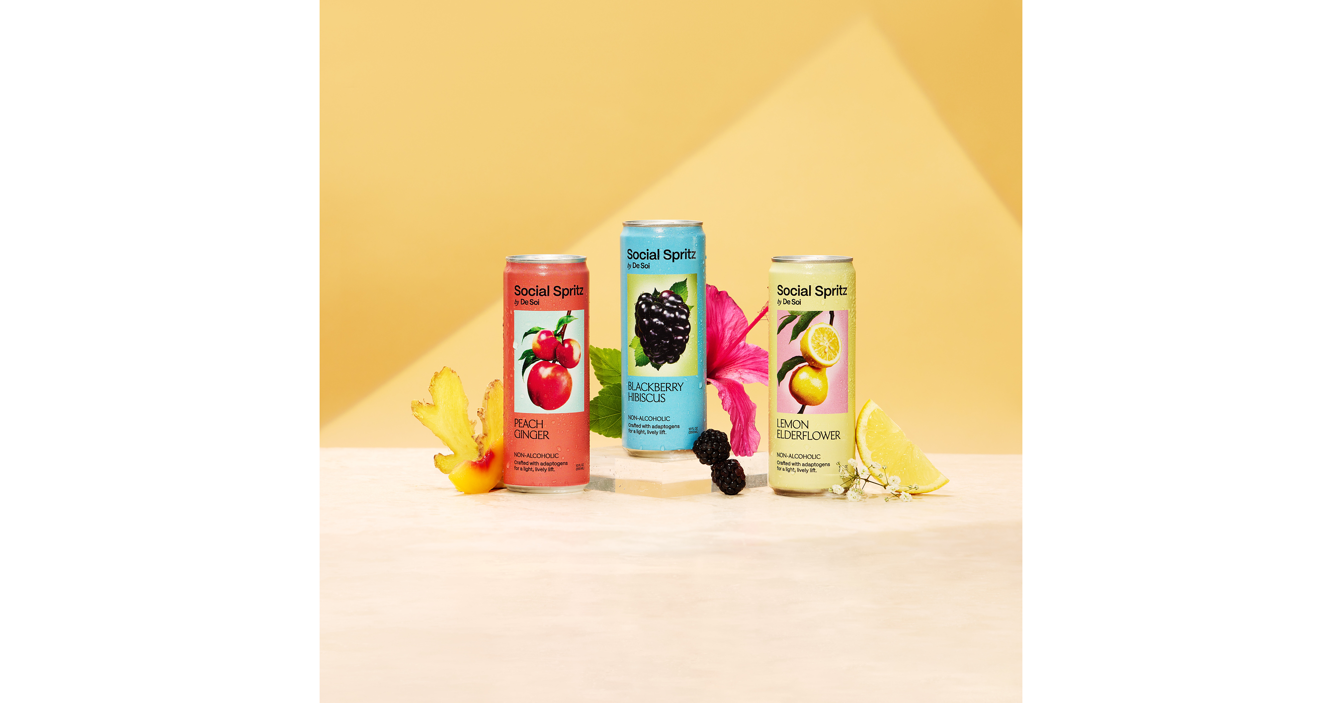 De Soi Launches Social Spritz: A Functional NA Seltzer Formulated for Clean, All-Day Energy