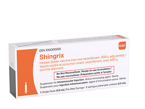 GSK's Shingrix (Recombinant Zoster Vaccine) prefilled syringe presentation approved in Canada