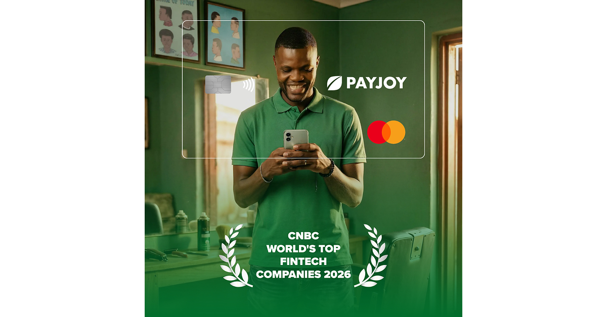 CNBC Names PayJoy one of the World's Top FinTech Companies of 2026