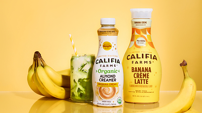 Califia Farms Brightens Up the Grocery Aisle With Two Limited-Edition Banana Crème Launches