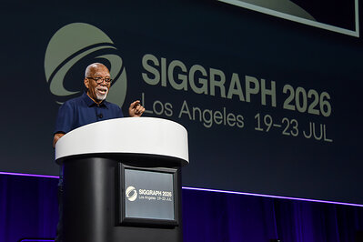 SIGGRAPH 2026 Opening Session and Keynote: Lanny Smoot photo by John Fujii © 2026 ACM SIGGRAPH