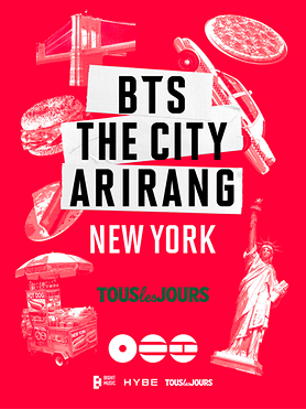 TOUS les JOURS brings BTS THE CITY ARIRANG NEW YORK fan experiences to New York-area bakery cafés