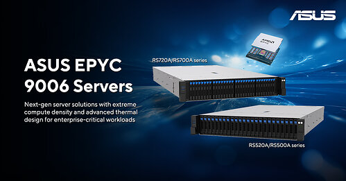 ASUS leverages 6th-gen AMD EPYC Server CPUs to deliver scalable, efficient compute for enterprise AI, cloud, virtualization and business-critical workloads This image opens in the lightbox