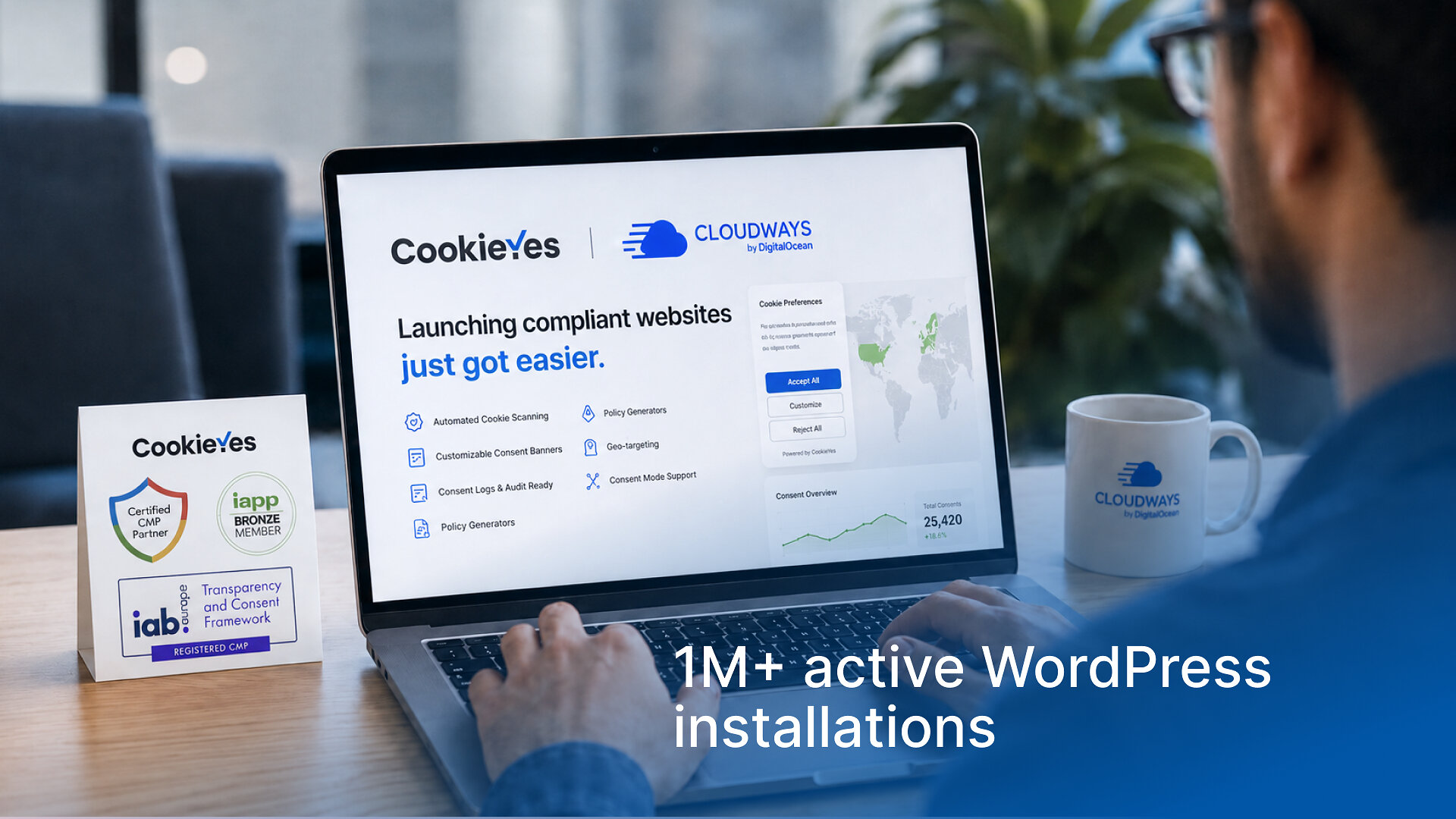 CookieYes Named Exclusive Consent Management Partner for Cloudways