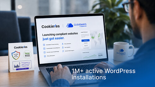 CookieYes, with more than one million active WordPress installations, is now accessible to Cloudways users through the Cloudways Partner Hub. CookieYes, with more than one million active WordPress installations, is now accessible to Cloudways users through the Cloudways Partner Hub.