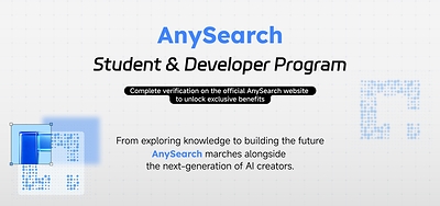 AnySearch、次世代AIの担い手を支援する学生・開発者向けプログラムを開始