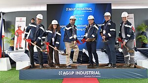AG&amp;P Industrial  تضع حجر الأساس لمنشأة متقدمة لتطوير الوحدات المعيارية في سان باسكوال، باتانجاس، بالفلبين على مساحة 85 هكتاراً