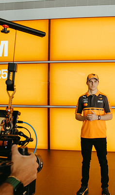 Velo and McLaren Mastercard Formula 1® Team Release Behind-the-Scenes Imagery of Lando Norris & Oscar Piastri from latest shoot