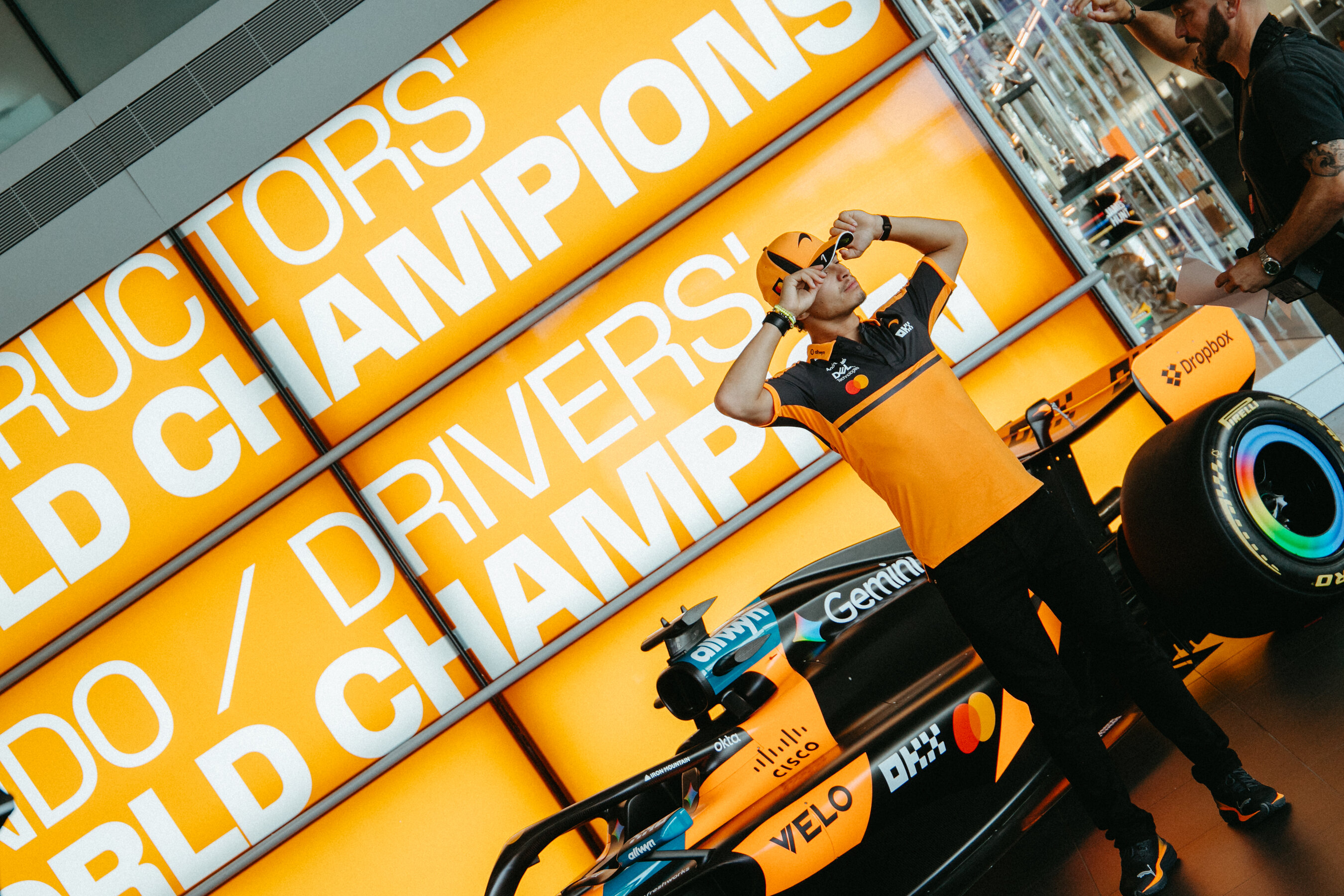 Velo and McLaren Mastercard Formula 1® Team Release Behind-the-Scenes Imagery of Lando Norris &amp; Oscar Piastri from latest shoot