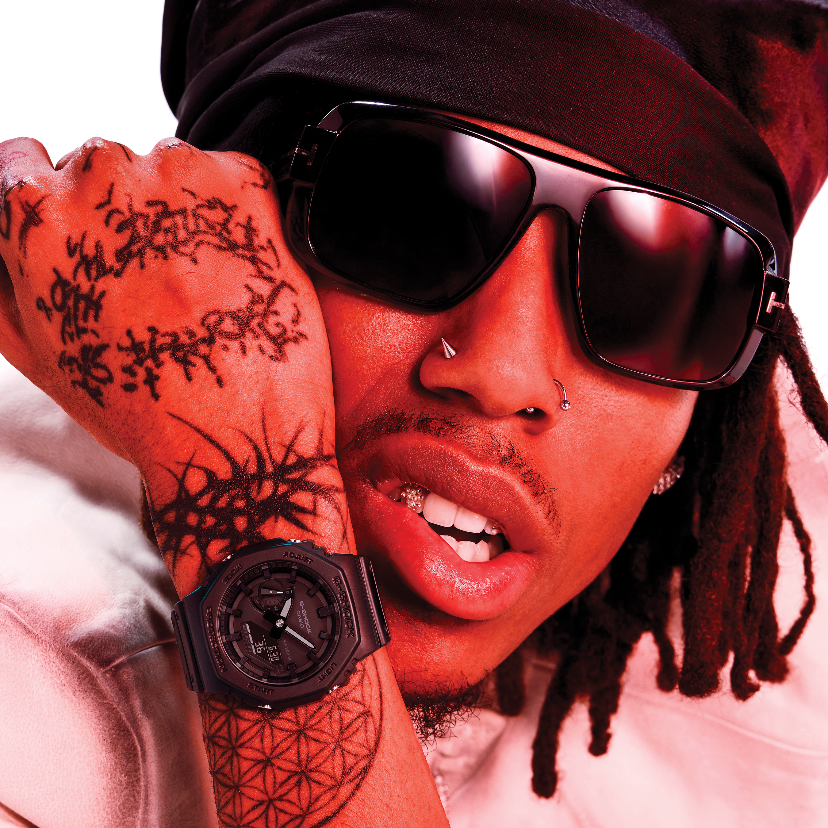 Tick-Tock Goes the Drama: Citizen launches Moana timepiece, G-SHOCK says “Shock Yourself” with Lil Tecca, GUESS unveils its AI-inspired Venix, Seiko & Rowing Blazers limited-edition collab, and OMEGA enters Bond territory 6 Tecca GA2100