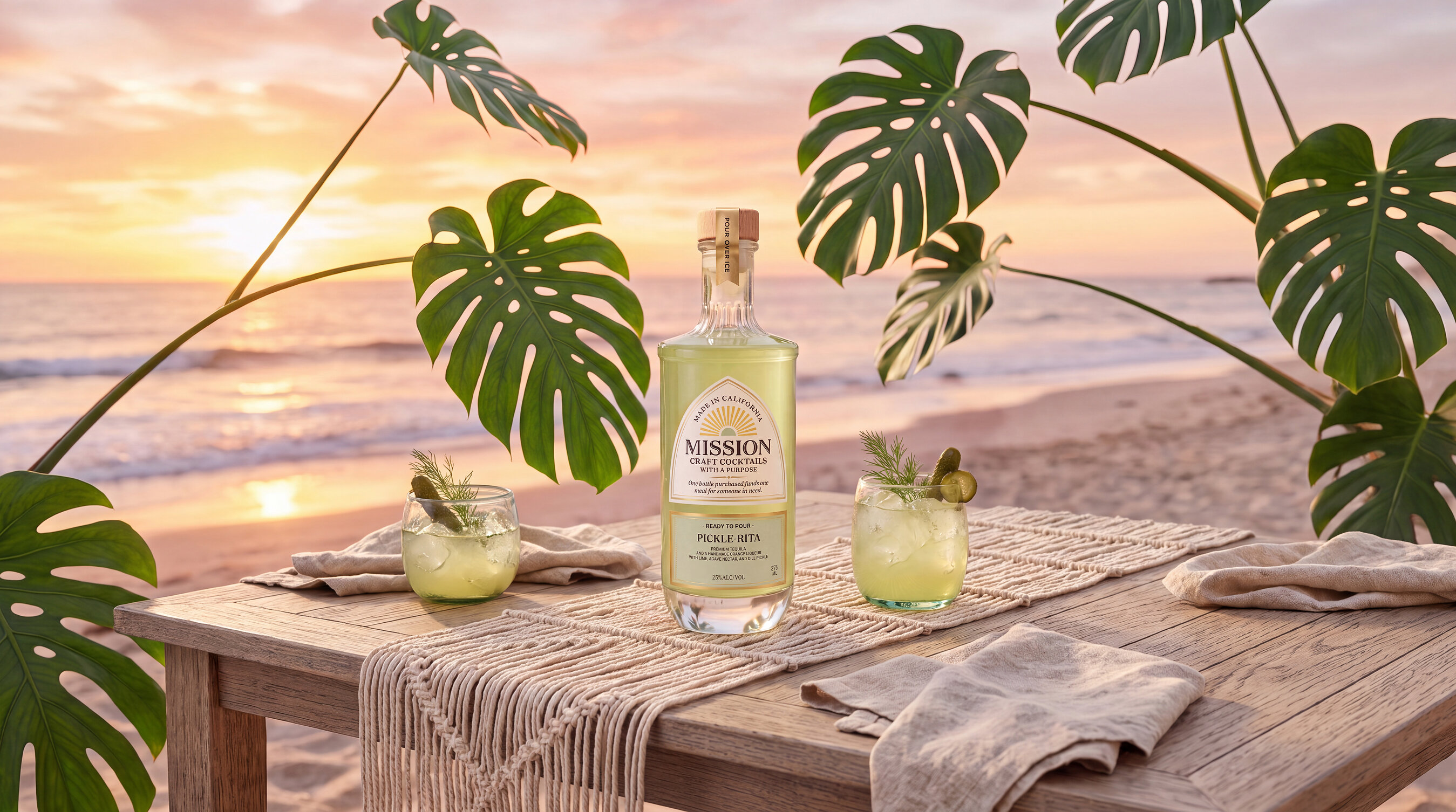 Mission Craft Cocktails bringt Dill-Margarita "Pickle-Rita" auf den Markt