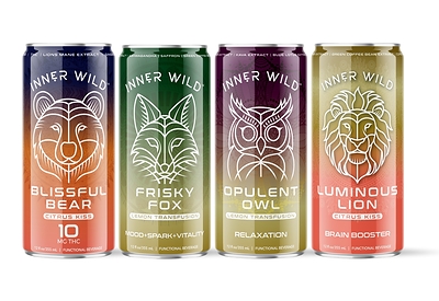 Inner Wild is available in four varieties to meet life's daily moments: Blissful Bear, Frisky Fox, Opulent Owl and Luminous Lion.