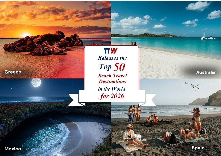 TTW veröffentlicht Top 50 Strandreiseziele der Welt für 2026