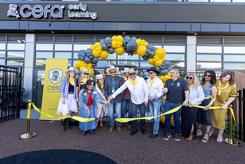 Pictured at the CEFA Calgary – Beltline Grand Opening ceremony: Laura Parkinson, Principal, CEFA Calgary South; Jane Siegers, Vice Principal, CEFA Beltline; Anita Marzar, Franchise Partner; Martha Nightingale, Principal, CEFA Beltline; The Honourable Muhammad Yaseen, Associate Minister of Multiculturalism; Sohail Aslam, Irfan Marzar and Jamal Ahmed, Franchise Partners; Arno Krug, CEO, CEFA Early Years School; Jane Kleisinger, Jasmin Lally and Kristina Cickova, all with CEFA Early Years School. Pictured at the CEFA Calgary – Beltline Grand Opening ceremony: Laura Parkinson, Principal, CEFA Calgary South; Jane Siegers, Vice Principal, CEFA Beltline; Anita Marzar, Franchise Partner; Martha Nightingale, Principal, CEFA Beltline; The Honourable Muhammad Yaseen, Associate Minister of Multiculturalism; Sohail Aslam, Irfan Marzar and Jamal Ahmed, Franchise Partners; Arno Krug, CEO, CEFA Early Years School; Jane Kleisinger, Jasmin Lally and Kristina Cickova, all with CEFA Early Years School.