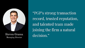 PGP Welcomes Steven Grassa as Managing Director to Deepen Healthcare Services Coverage