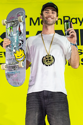 Monster Energy's Tom Schaar Wins Gold Medals in Three Disciplines: Skateboard Park, Skateboard Vert and Skateboard Park Best Trick; He Also Earns Silver in Skateboard Vert Best Trick