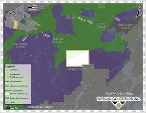WESCAN GOLDFIELDS INC. STAKES NEW LINDSAY LAKE GOLD PROJECT WITHIN THE EMERGING LA RONGE GOLD BELT, NEAR THE PAST-PRODUCING KOMIS GOLD MINE
