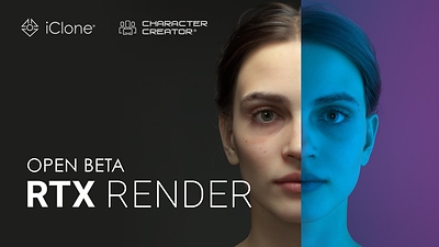 RTX Render Open Beta Begins: Path-Traced Quality Inside Character Creator 5 and iClone 8