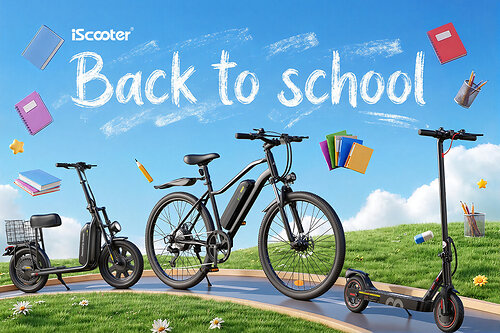 iScooter electric scooters offer a smart and convenient commuting solution for students returning to school across Europe.