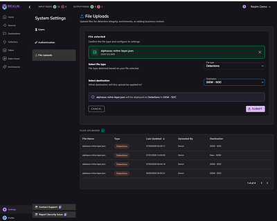 Detection Integrity dashboard