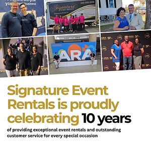 Signature Event Rentals Celebrates 10-Year Anniversary