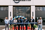 Company leaders and community partners cut the ribbon at Weiss Technik North America