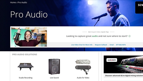 Choosing the Best Gear for You
Sound production professionals need viable equipment to store audio. You can shop for both analog and digital pro audio recording equipment. Modern digital recorders are small, compact, and lightweight for convenient everyday use, and they can record up to 64 tracks simultaneously.
When shopping for microphones, ensure you go for one that's suitable for the environment where you'll be operating. Choosing the Best Gear for You
Sound production professionals need viable equipment to store audio. You can shop for both analog and digital pro audio recording equipment. Modern digital recorders are small, compact, and lightweight for convenient everyday use, and they can record up to 64 tracks simultaneously.
When shopping for microphones, ensure you go for one that's suitable for the environment where you'll be operating.