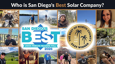 Stellar Solar is San Diego's most experienced solar and battery storage company since 1998 and is the best choice for homeowners looking to save money on their electric bill and protect their homes from outages. Our team is comprised of best in class energy consultants, designers, installers, electricians and our service department is the best in San Diego.