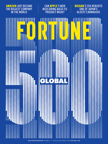 Fortune's August/September 2026 Asia Edition Cover Featuring the Fortune Global 500 This image opens in the lightbox