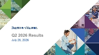The Sherwin-Williams Company Reports 2026 Second Quarter Financial Results