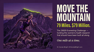 DR. VONDA WRIGHT AND THE BUCK INSTITUTE FOR RESEARCH ON AGING ANNOUNCE THE MOVE THE MOUNTAIN CAMPAIGN
