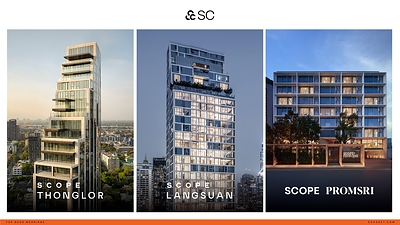 SCOPE Collection comprises two ultra-luxury landmarks and a boutique residence in Sukhumvit. All three developments are fully completed, pet-friendly, and ready for occupancy, with eligible international purchasers able to apply for Thailand’s long-stay programme. SCOPE Collection comprises two ultra-luxury landmarks and a boutique residence in Sukhumvit. All three developments are fully completed, pet-friendly, and ready for occupancy, with eligible international purchasers able to apply for Thailand’s long-stay programme.