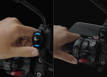 Two control paths: universal RLC3, or native BMW control via RLC CAN-X. Two control paths: universal RLC3, or native BMW control via RLC CAN-X.