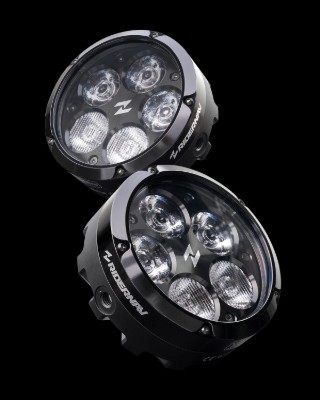 22,000 lumens from a hybrid long-throw and flood beam. 22,000 lumens from a hybrid long-throw and flood beam.