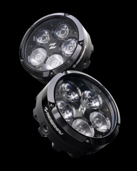 22,000 lumens from a hybrid long-throw and flood beam. 22,000 lumens from a hybrid long-throw and flood beam.