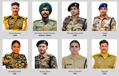 Some of the athletes of Chandigarh University who secured government jobs through their outstanding sporting achievements during their careers 