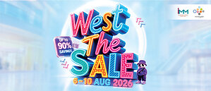 West The Sale trở lại dịp Quốc khánh năm nay với nhiều thương hiệu mới, phần thưởng và ưu đãi mua sắm lên tới 90% tại IMM và Westgate
