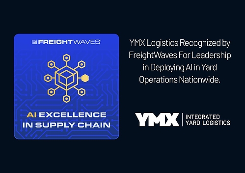 YMX Recognized by FreightWaves For Leadership in Deploying AI in Yard Operations Nationwide YMX Recognized by FreightWaves For Leadership in Deploying AI in Yard Operations Nationwide