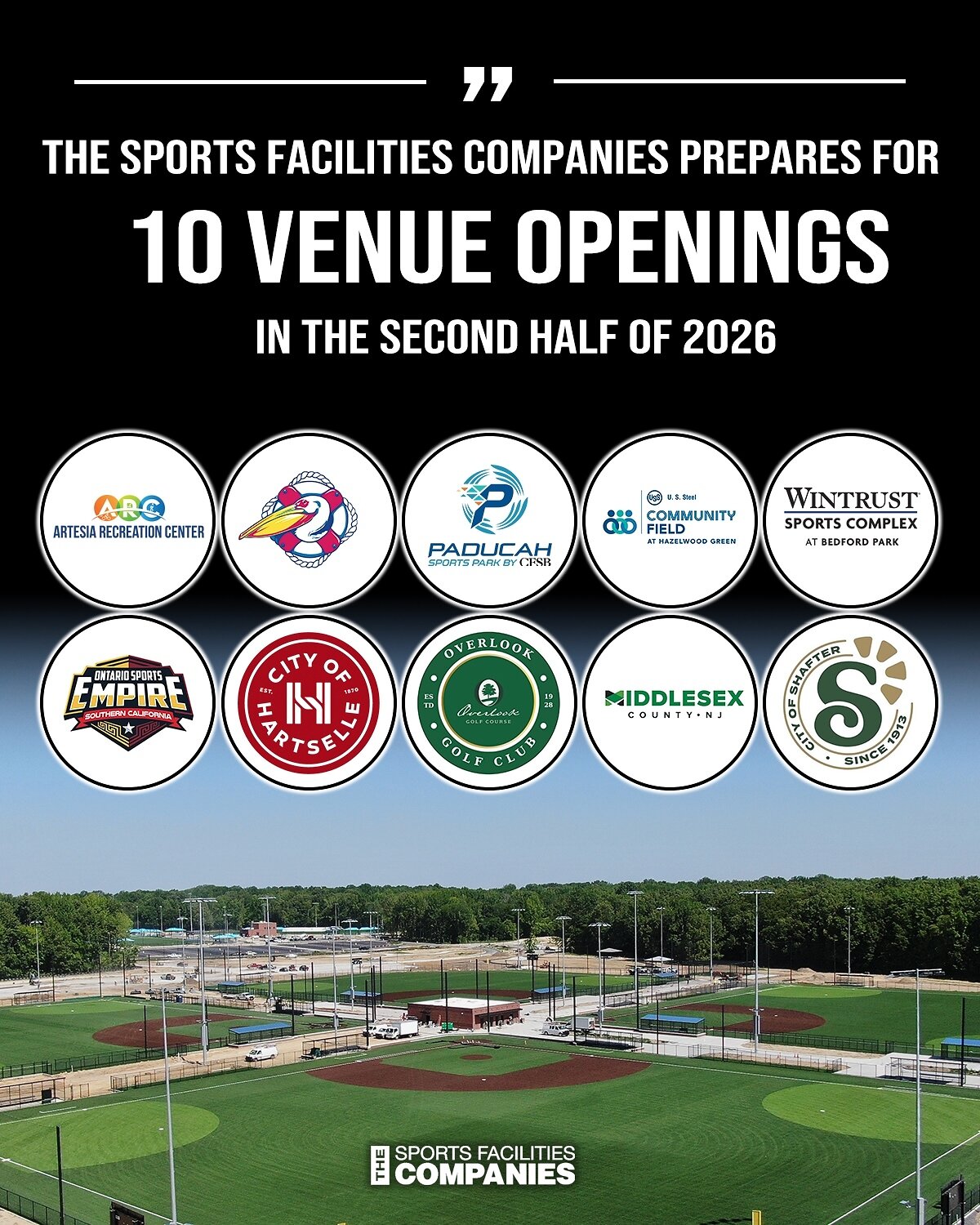 The Sports Facilities Companies Prepares for 10 Venue Openings and Expanded Community Recreation Across the U.S. in the Second Half of 2026