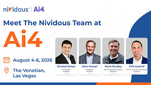 Nividous to Sponsor and Exhibit at Ai4 2026 in Las Vegas
