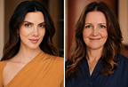 Meg Puglisi, Founder and CEO of West Fourth Agency (left), and Melany Robinson, Founder and CEO of Sprouthouse Agency (right)